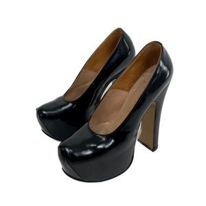 Vintage Vivienne Westwood Patent Elevated Court Shoes